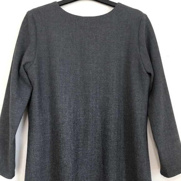 HATCH Maternity 'Day to Night' Gray long sleeve V-neck Dress - Picture 7 of 16